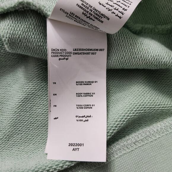 Les Benjamins Logo Sweatshirt 007 Size Small - Picture 7 of 8